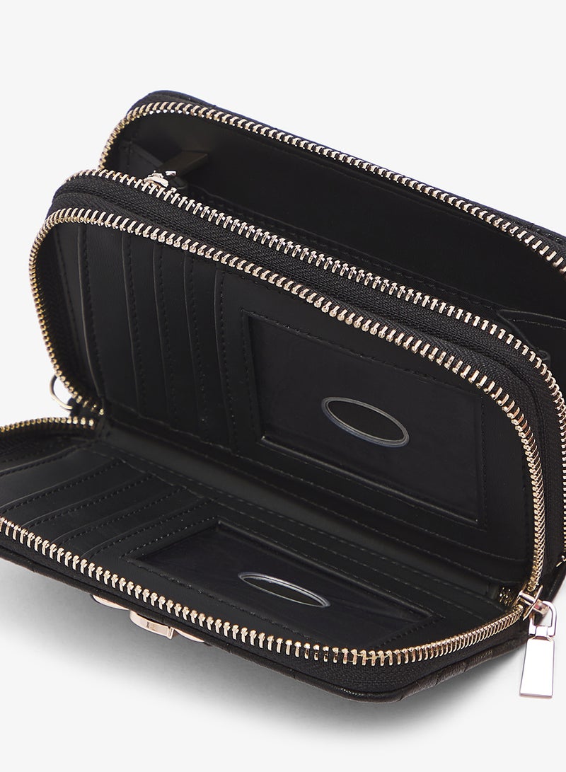 GUESS Nadira Medium Zip Around Wallet - Image 4